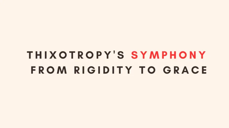 Thixotropy